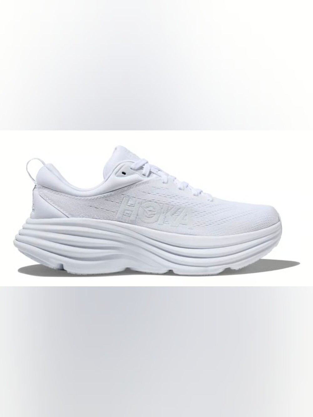 Hoka Bondi 8 Women's White Size 8B